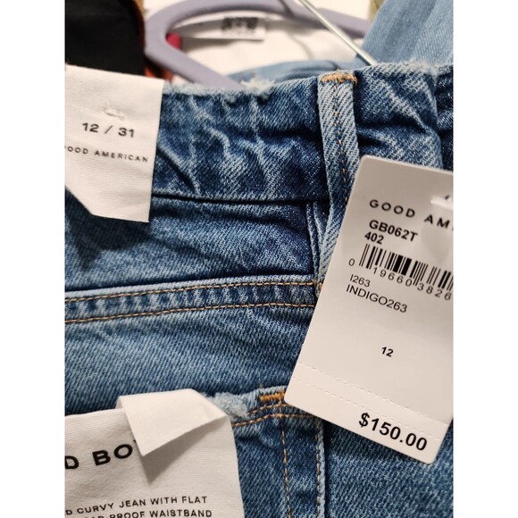 Good‎ American Good Boy Jeans Size 12 NWT - Picture 5 of 6